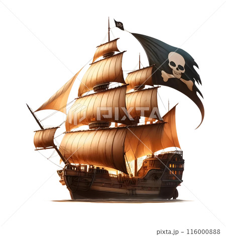 3D pirate ship 116000888