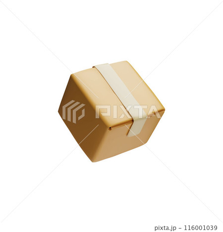 Vector design of parcel, brown and closed. Isolated background. Vector design of parcel, brown and closed. Isolated background. 116001039