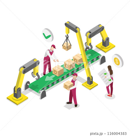 3D Isometric Flat Illustration of Trading Strategies. Item 2 3D Isometric Flat Illustration of Trading Strategies. Item 2 116004383
