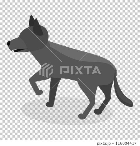 3D Isometric Flat Set of Zoo Animals. Item 11 3D Isometric Flat Set of Zoo Animals. Item 11 116004417