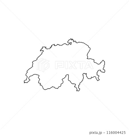 Switzerland map icon 116004425