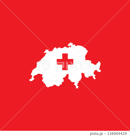 Switzerland map icon 116004429