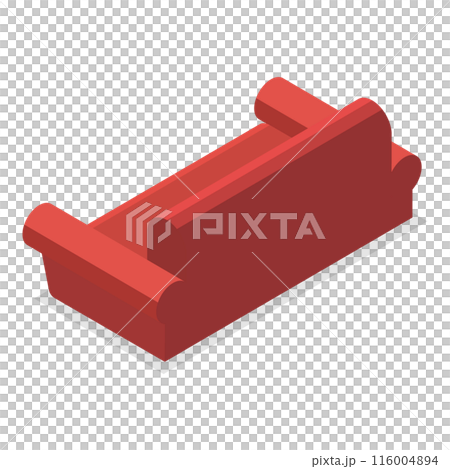 3D Isometric Flat Set of Furniture. Item 8 3D Isometric Flat Set of Furniture. Item 8 116004894