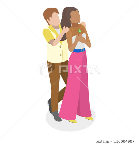 3D Isometric Flat  Illustration of Jewelry Shop. Item 5 116004907