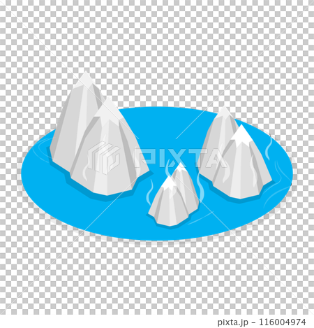 3D Isometric Flat  Illustration of Global Warming. Item 2 116004974