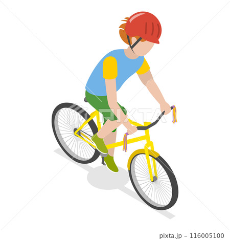 3D Isometric Flat Illustration of Happy Children. Item 1 3D Isometric Flat Illustration of Happy Children. Item 1 116005100