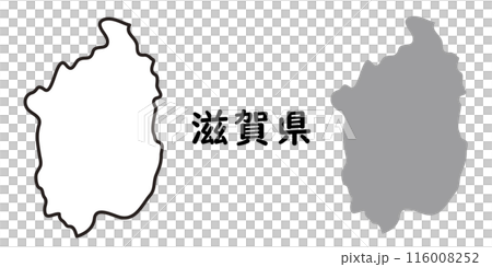 A simple map of Shiga prefecture 116008252