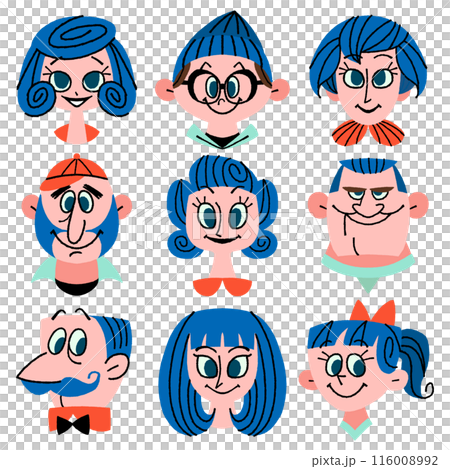 Head of person series #1-2 116008992