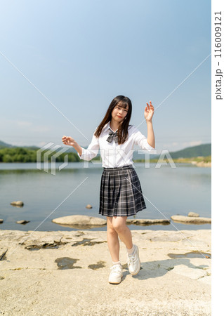 川原水辺ポートレート 川原水辺ポートレート 116009121