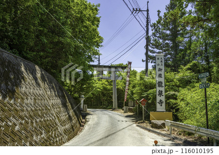 最上本山御瀧　龍泉寺　鳥居　岡山県岡山市 116010195