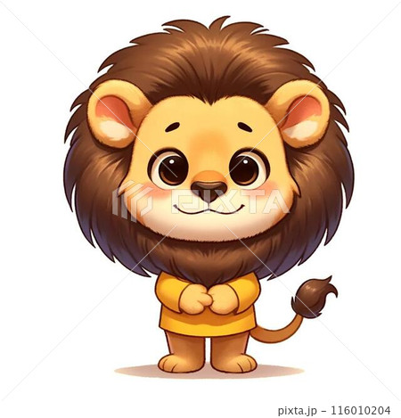 かわいいライオンのイラスト 116010204