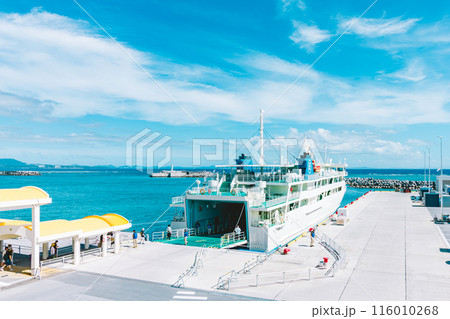 沖縄 伊江島 伊江港 沖縄 伊江島 伊江港 116010268