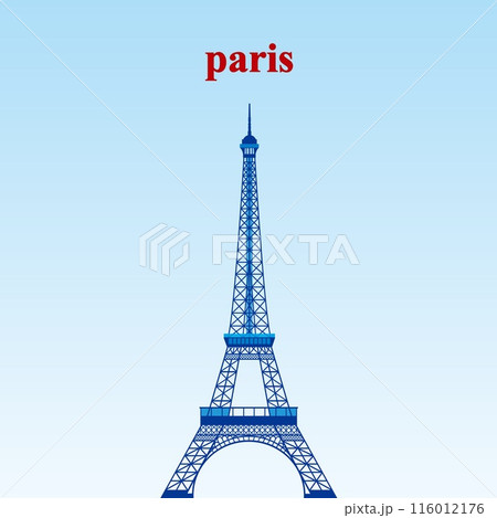 エッフェル塔　tour eiffel　パリ　paris 116012176