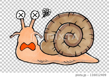 Dying snail Dying snail 116012409