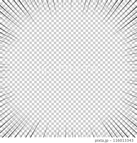 黑色集中線的整個方格背景 116013343