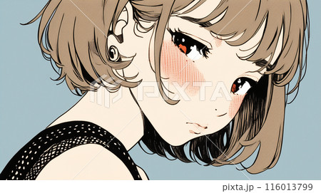 誰も理解してくれないとふてくされている女の子