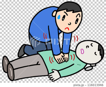 Medical - CPR, cardiac massage, emergency resuscitation, life-saving measures 116013946