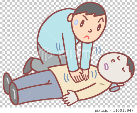 Medical - CPR, cardiac massage, emergency resuscitation, life-saving measures 116013947