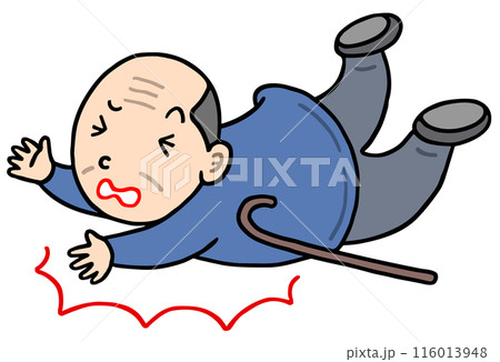 病気・疾病 - 転倒・足腰の衰え・脚力低下・加齢・老化 病気・疾病 - 転倒・足腰の衰え・脚力低下・加齢・老化 116013948