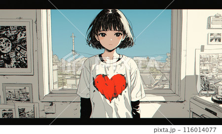 失恋して気落ちしている女の子