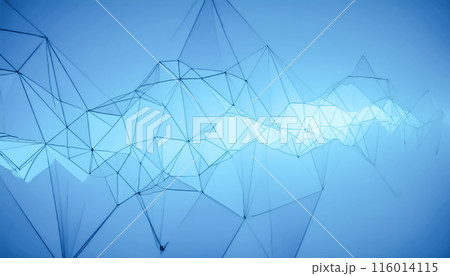 CGイラスト 抽象的な青い光と線の背景イラスト CGイラスト 抽象的な青い光と線の背景イラスト 116014115
