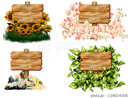 看板のデザインセット 116014208