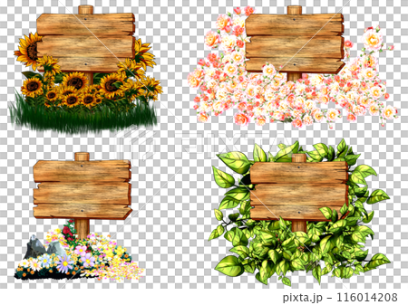 看板のデザインセット 116014208