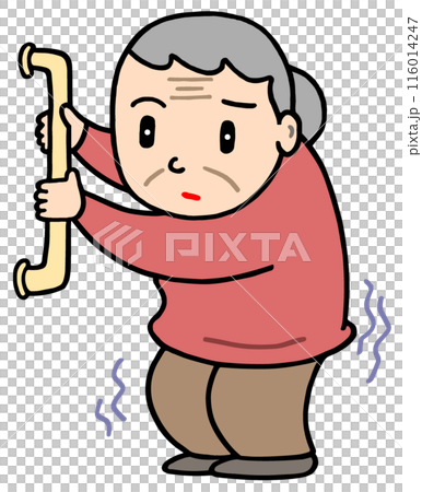 Illness/Diseases - Weakness of legs and hips, aging, decreased leg strength, decreased muscle strength 116014247