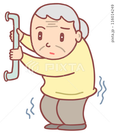 病気・疾病 - 足腰の衰え・老化・加齢・脚力低下・筋力低下 116014249