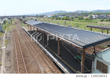 長万部駅　JR長万部駅　おしゃまんべ　Oshamambe　H47　函館本線　室蘭本線 116016031