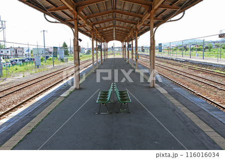 長万部駅　JR長万部駅　おしゃまんべ　Oshamambe　H47　函館本線　室蘭本線 116016034