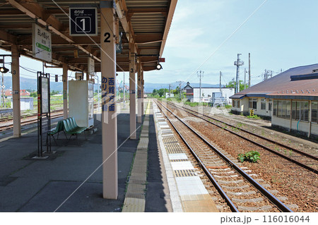 長万部駅　JR長万部駅　おしゃまんべ　Oshamambe　H47　函館本線　室蘭本線 116016044