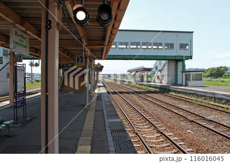 長万部駅　JR長万部駅　おしゃまんべ　Oshamambe　H47　函館本線　室蘭本線 116016045