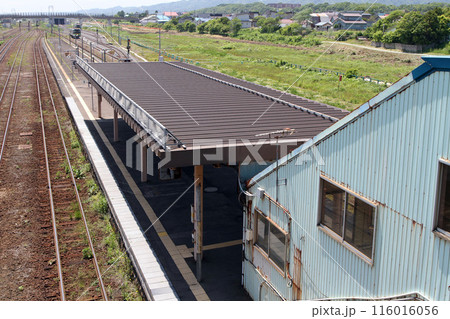 長万部駅　JR長万部駅　おしゃまんべ　Oshamambe　H47　函館本線　室蘭本線 116016056