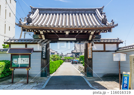 京都市左京区北門前町の寂光寺（本因坊ゆかりの寺院）　山門 116016319