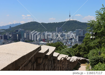 ソウルのシンボル南山タワー 116017117