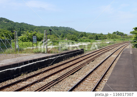 国縫駅　JR国縫駅　くんぬい　Kunnui　H49　函館本線　JR函館本線 116017307