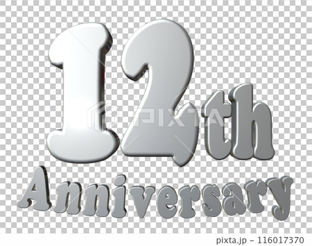 3DCG角色「12th Anniversary/12th Anniversary」銀、銀 116017370