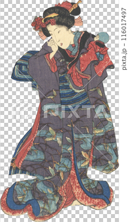 Ukiyo-e illustration Ukiyo-e illustration 116017497