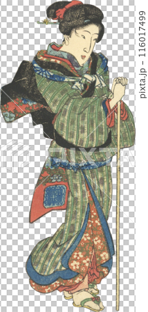 Ukiyo-e illustration Ukiyo-e illustration 116017499