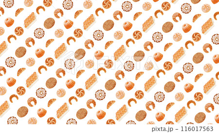 16:9　オーストリアのパンの背景素材 116017563