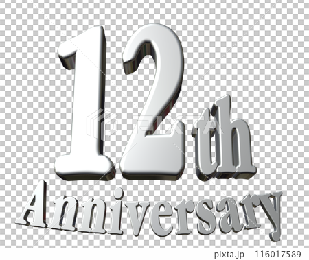 3DCG角色「12th Anniversary/12th Anniversary」銀、銀 116017589