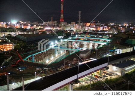 神奈川県相模原市 中央新幹線 神奈川県駅(仮称)工事現場 2024/5/30 116017670