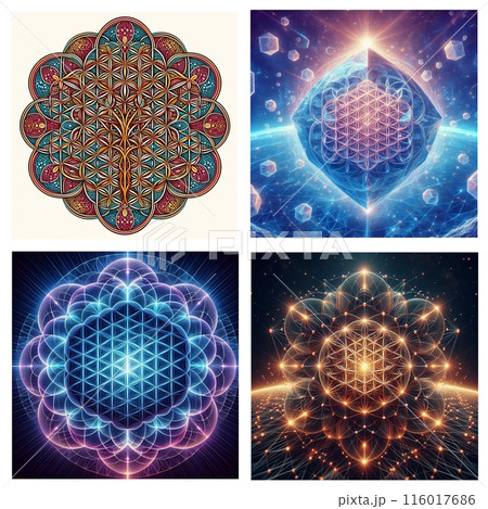 フラワーオブライフB フラワーオブライフB 116017686