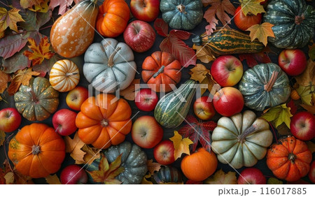 Pumpkin texture. Orange vegetable for thanksgiving or halloween party. Agriculture fall background. Seasonal holiday decoration. Autumn food harvest 116017885