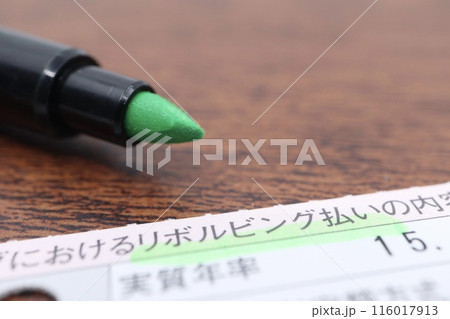 リボ払いに関する書類 リボ払いに関する書類 116017913
