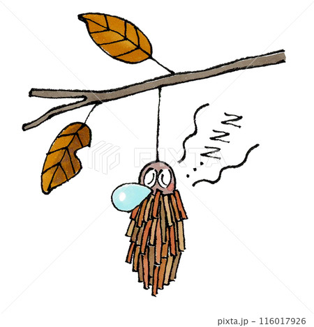 寝るミノムシ 116017926