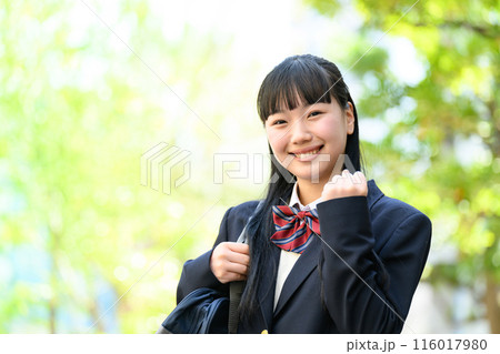 女子高生 ガッツポーズ 女子高生 ガッツポーズ 116017980