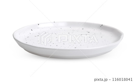 plate ceramic  isolated on white background 116018041