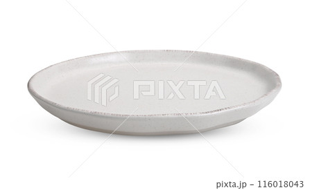 plate design isolated on white background plate design isolated on white background 116018043